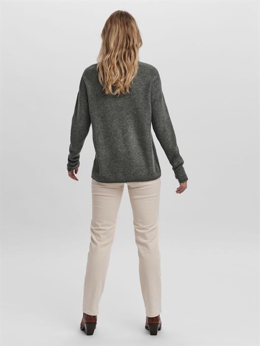 vmcrewlefile-ls-v-neck-blouse-noos-balsam-green