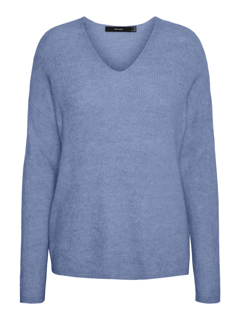 Vero Moda Damen Pullover 10233357 Purple Impression - jeans größe