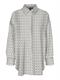 %VMDAISY DAS LS OVERSIZE SHIRT WVN birch