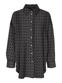 %VMDAISY DAS LS OVERSIZE SHIRT WVN black