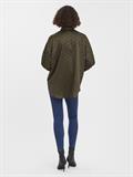 VMDAISY DAS LS OVERSIZE SHIRT WVN ivy green