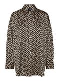 %VMDAISY DAS LS OVERSIZE SHIRT WVN silver mink