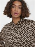 %VMDAISY DAS LS OVERSIZE SHIRT WVN silver mink