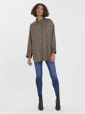 %VMDAISY DAS LS OVERSIZE SHIRT WVN silver mink