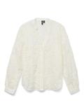 VMDAISY LS DETAIL TOP WVN cloud dancer