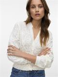 VMDAISY LS DETAIL TOP WVN cloud dancer