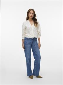 VMDAISY LS DETAIL TOP WVN cloud dancer