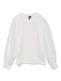 VMDAMINE LS SWEAT BOX JRS snow white