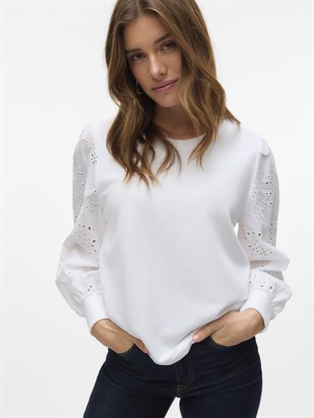 VMDAMINE LS SWEAT BOX JRS snow white