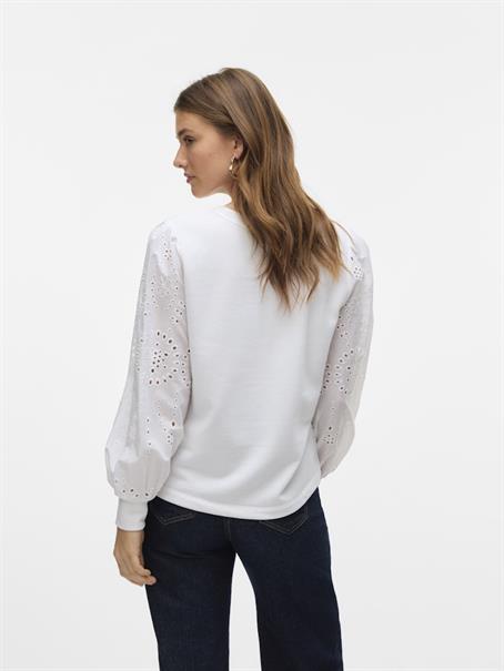 VMDAMINE LS SWEAT BOX JRS snow white