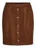 VMDANA HW SHORT FAUX SUEDE SKIRT GA cognac