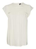 VMDEBBIE PLEAT S/L TOP NOOS snow white