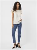 VMDEBBIE PLEAT S/L TOP NOOS snow white