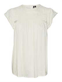 VMDEBBIE PLEAT S/L TOP NOOS snow white