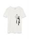 VMDEBRA S/S O-NECK T-SHIRT JRS BTQ GA snow white1