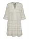 VMDICTHE 3/4 TUNIC WVN GA silver lining