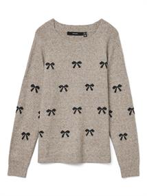 VMDOFFY INTARSIA LS O-NCK PULLOV GA NOOS moon rock
