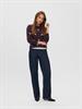 VMDOFFY INTARSIA LS O-NCK PULLOV GA NOOS windsor wine
