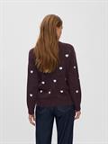 VMDOFFY INTARSIA LS O-NCK PULLOV GA NOOS windsor wine