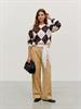 VMDOFFY JAQUARD LS O-NCK PULLOVER NOOS birch