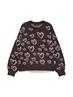 VMDOFFY JAQUARD LS O-NCK PULLOVER NOOS windsor wine