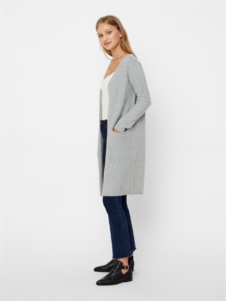 VMDOFFY LS LONG OPEN CARDIGAN GA NOOS light grey melange