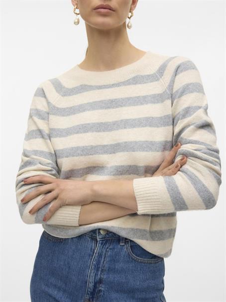 VMDOFFY LS O-NECK BLOUSE GA NOOS birch3