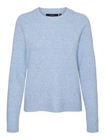 VMDOFFY LS O-NECK BLOUSE GA NOOS blue jasper