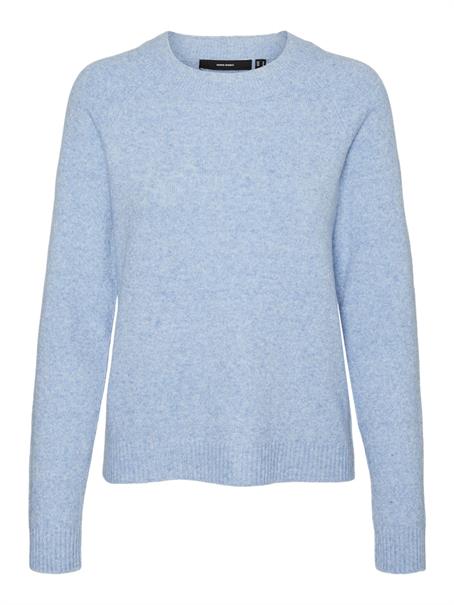 VMDOFFY LS O-NECK BLOUSE GA NOOS blue jasper