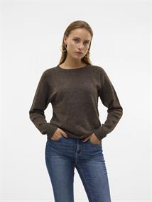 VMDOFFY LS O-NECK BLOUSE GA NOOS pinecone