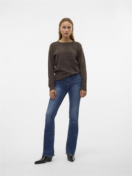 VMDOFFY LS O-NECK BLOUSE GA NOOS pinecone