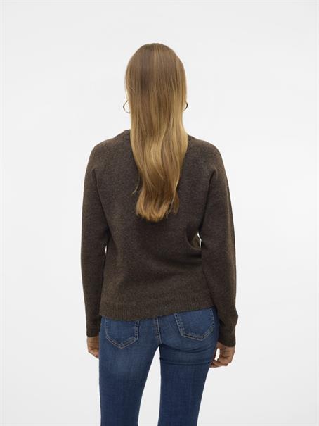 VMDOFFY LS O-NECK BLOUSE GA NOOS pinecone