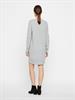 VMDOFFY LS O-NECK DRESS GA NOOS light grey melange