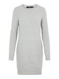 VMDOFFY LS O-NECK DRESS GA NOOS light grey melange