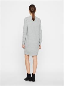 VMDOFFY LS O-NECK DRESS GA NOOS light grey melange