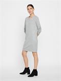 VMDOFFY LS O-NECK DRESS light grey melange