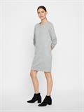 VMDOFFY LS O-NECK DRESS light grey melange