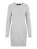 VMDOFFY LS O-NECK DRESS light grey melange