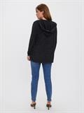 VMDOFFY LS OPEN HOOD CARDIGAN black
