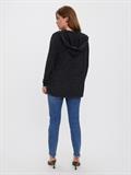 VMDOFFY LS OPEN HOOD CARDIGAN GA NOOS black