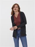 VMDOFFY LS OPEN HOOD CARDIGAN GA NOOS black