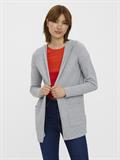 VMDOFFY LS OPEN HOOD CARDIGAN GA NOOS light grey melange