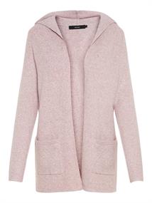 VMDOFFY LS OPEN HOOD CARDIGAN GA NOOS woodrose