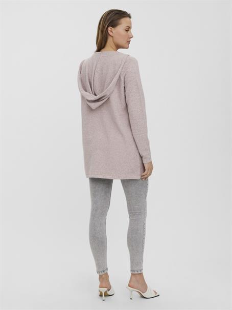 VMDOFFY LS OPEN HOOD CARDIGAN GA NOOS woodrose