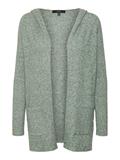 VMDOFFY LS OPEN HOOD CARDIGAN laurel wreath