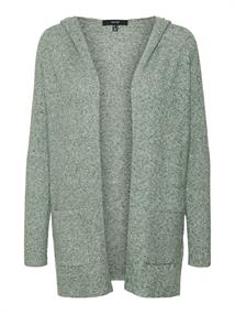 VMDOFFY LS OPEN HOOD CARDIGAN laurel wreath