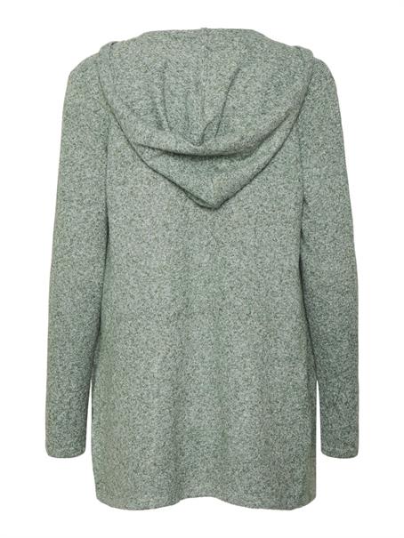 VMDOFFY LS OPEN HOOD CARDIGAN laurel wreath