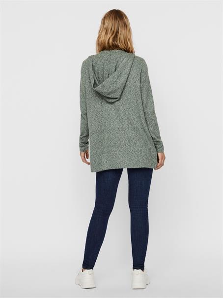 VMDOFFY LS OPEN HOOD CARDIGAN laurel wreath
