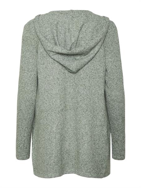 VMDOFFY LS OPEN HOOD CARDIGAN laurel wreath