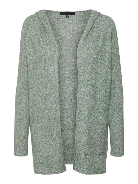 VMDOFFY LS OPEN HOOD CARDIGAN laurel wreath